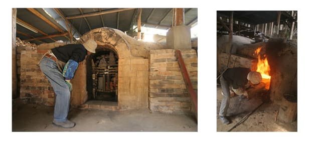 The sculptures seem plucked directly from the earth in their colorations. These warm tan, burnt umber, ashy gray, and deeply...