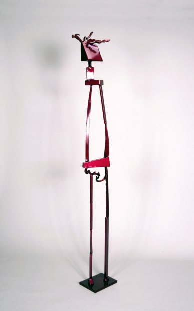 Many of his figurative painted wood sculptures during this period were inspired by important mentors and patrons in his life...