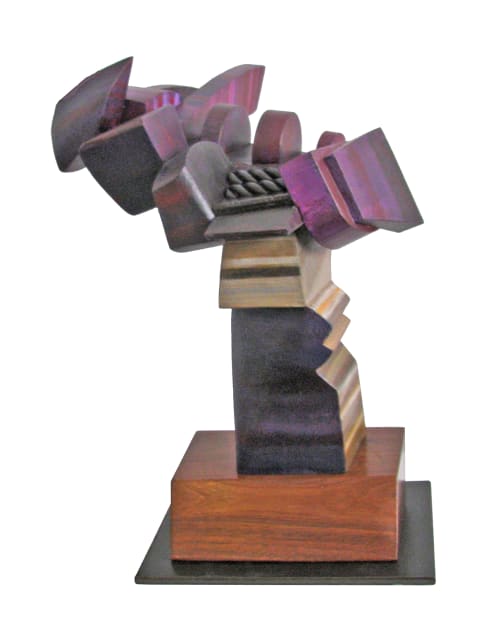 Many of his figurative painted wood sculptures during this period were inspired by important mentors and patrons in his life...