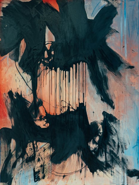 Recently on view at The Mint Museum, Katherine Boxall's BLACK LICORICE 2020