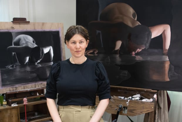 Jamie L. Luoto (b. 1987, USA) lives and works in the San Francisco North Bay. Predominantly selftaught, Luoto’s intimate self-portraits...