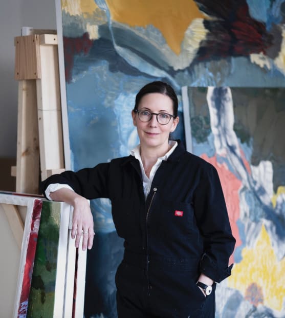 Anne Griffiths is a Canadian-born artist, whose work is inspired by the expression of landscape through innovative knotting of colour...