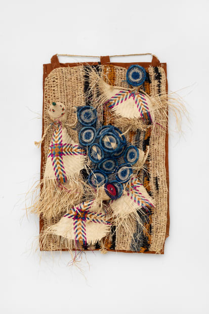 Acaye Kerunen 2024 Mixed Media (Raffia, Palm Leaves, Banana Fibre, Stripped Banana Leaves) 98 x 67 cm 38 5/8 x...