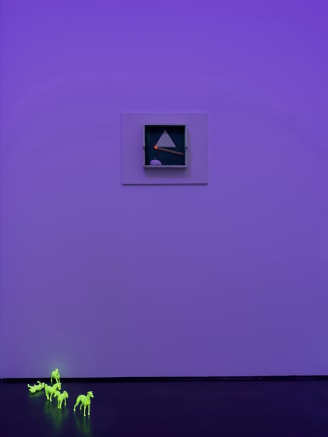 The wall work from 1985 stands for Brigitte Kowanz's early exploration of the dissolution of painting through light. The fruit...