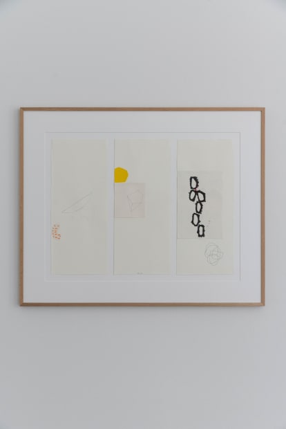 Jürgen Partenheimer Zones, 2022 Watercolor, ink, pencil and collage on paper 62 x 84 cm 24 3/8 x 33 1/8...