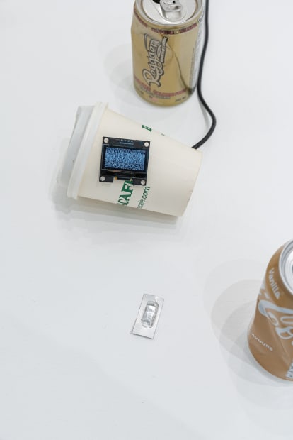 Gabriella Torres-Ferrer's Low-Fi-Mining Station uses minimal energy and computing power compared to professional mining rigs (and is therefore not successful)....