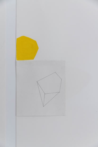 Jürgen Partenheimer Zones, 2022 Watercolor, ink, pencil and collage on paper 62 x 84 cm 24 3/8 x 33 1/8...