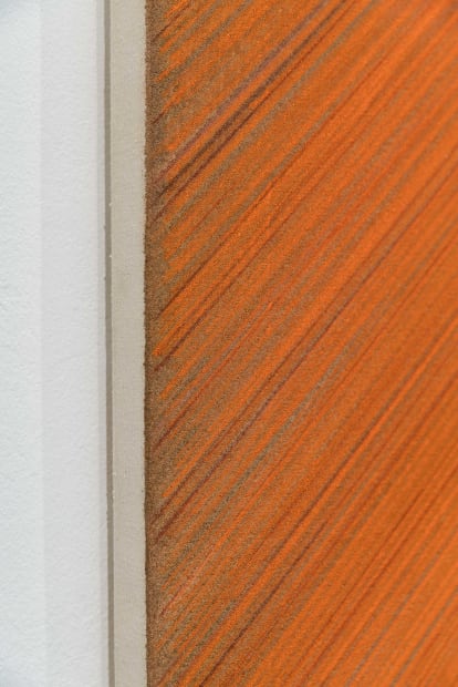 Rosemarie Castoro, Orange China Marker, 1967