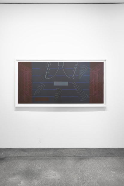 Die vierfarbige Lithographie Signal (1978) ist eine der seltenen Druckgrafiken im Werk von Keith Sonnier und zeigt seine intensive Auseinandersetzung...