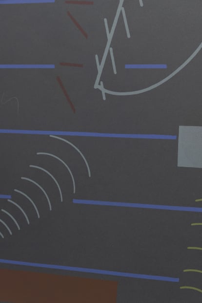 Die vierfarbige Lithographie Signal (1978) ist eine der seltenen Druckgrafiken im Werk von Keith Sonnier und zeigt seine intensive Auseinandersetzung...