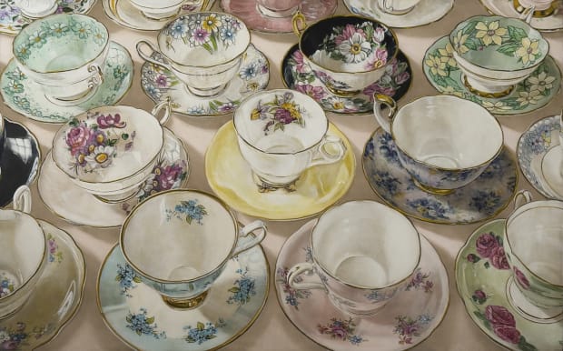 HOLLY FARRELL, Teacups II, 2025