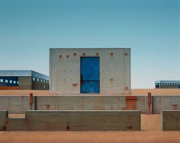 CHRISTOPHER PRATT, Blue Iron Door, 2013
