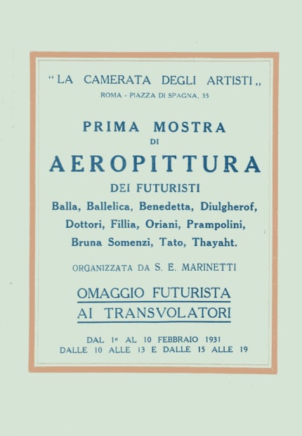 Art Bites: ENRICO PRAMPOLINI AEROPITTURA IV, 1930