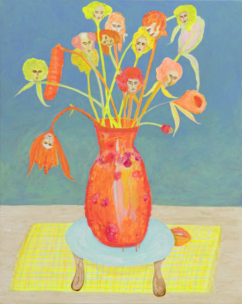 Joan Ross Pollination of a nation, 2025 acrylic on canvas 100 x 80 cm