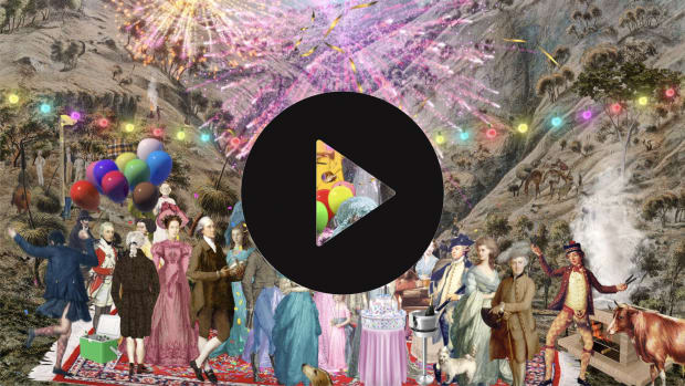 JOAN ROSS Let's party like it's 1815 [animation], 2022 High Definition animation with audio Animation and sound: Josh Raymond 8...