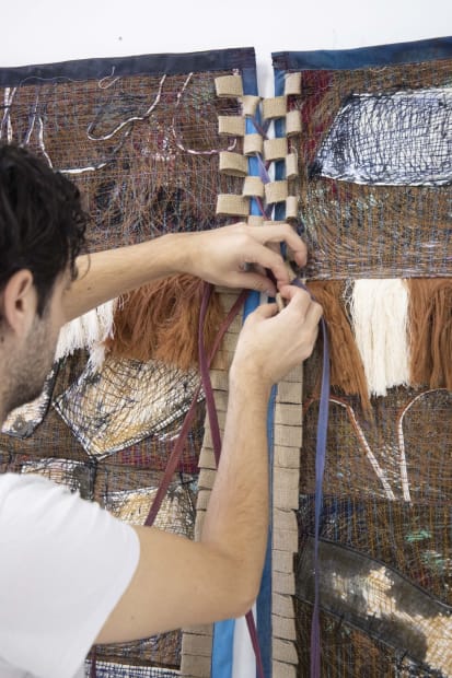 'Channelled through his sewing, Gogos turns old memories into the present-day reality, like a time machine.’ N.Smith Gallery is delighted...