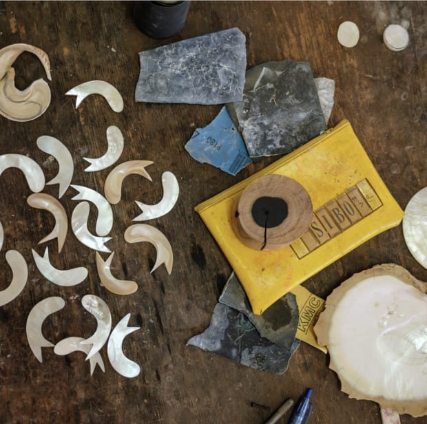 'My work represents different aspects of ceremony, but the whole work talks about ceremony as a way of life…' N.Smith...