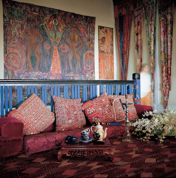 Singapore, Temenggong (2000 to 2004) Pacita's Studio in Singapore was idyllic, nestled away on the side of Mount Faber, surrounded...