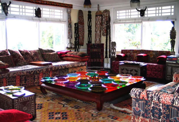 Singapore, Temenggong (2000 to 2004) Pacita's Studio in Singapore was idyllic, nestled away on the side of Mount Faber, surrounded...