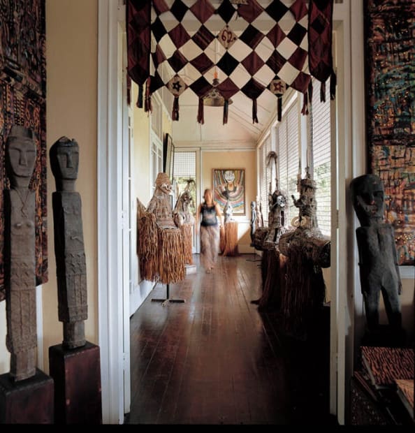 Singapore, Temenggong (2000 to 2004) Pacita's Studio in Singapore was idyllic, nestled away on the side of Mount Faber, surrounded...