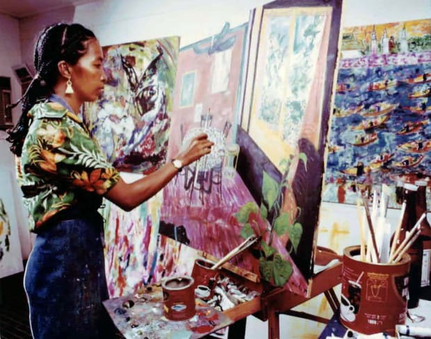 Bangkok, Soy Suan Phlu (1978 to 1979) When Pacita moved to Bangkok, she immediately started looking for a studio/home, but...