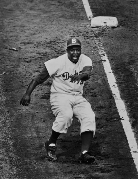 THE POWER OF PHOTOGRAPHY DLXI, Jackie Robinson, World Series, 1955