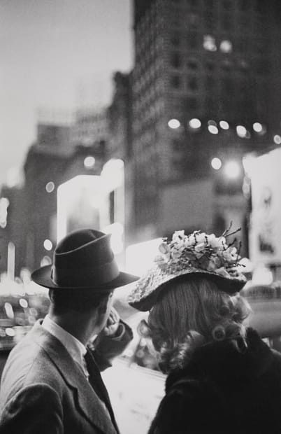 Louis Faurer (United States, 1916-2001), New York, NY (Back view of couple), 1949/printed early 1980s