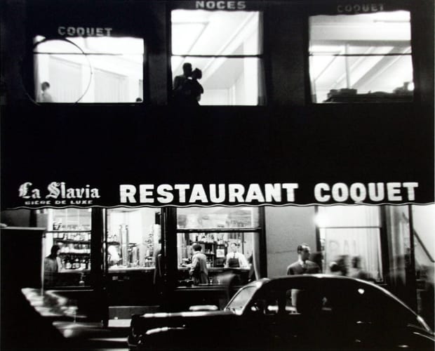 Sabine Weiss, Restaurant Coquet, Paris, 1953 (Printed Later)