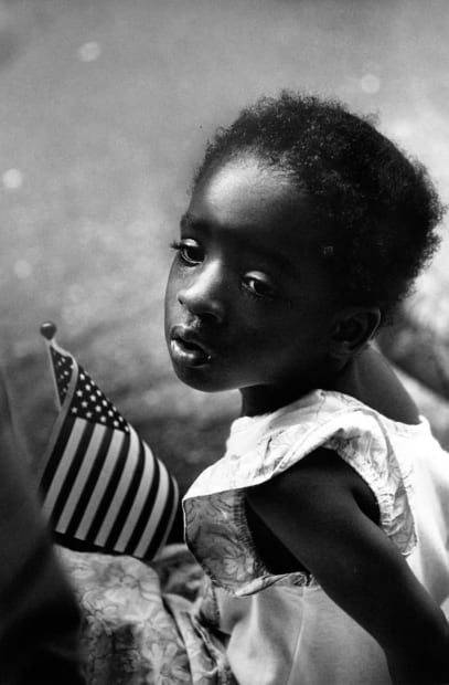 Earlie Hudnall, Girl with Flag, 1991