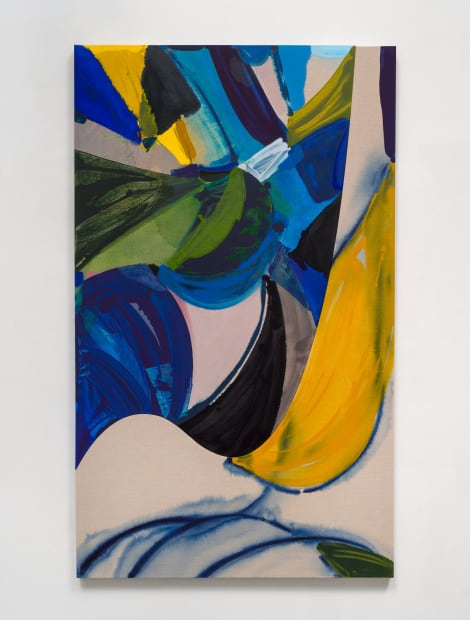 Tell us about what you see in a painting like “Birdsong”. How do you see these marks coming together? You...