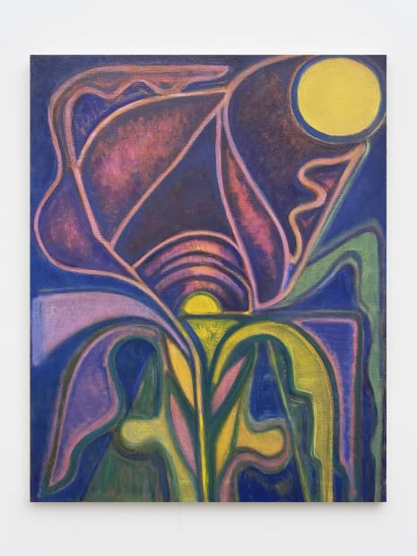 Laurie Nye 'Black Iris,' 2020 Oil on linen 20 x 16 in 50.8 x 40.6 cm
