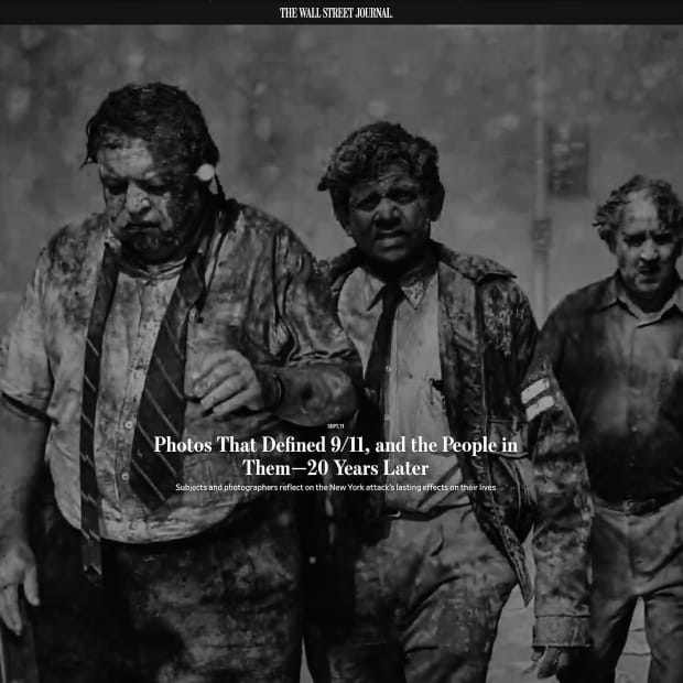 PHOTOS THAT DEFINED 9/11, AND THE PEOPLE IN THEM - 20 YEARS LATER, The Wall Street Journal