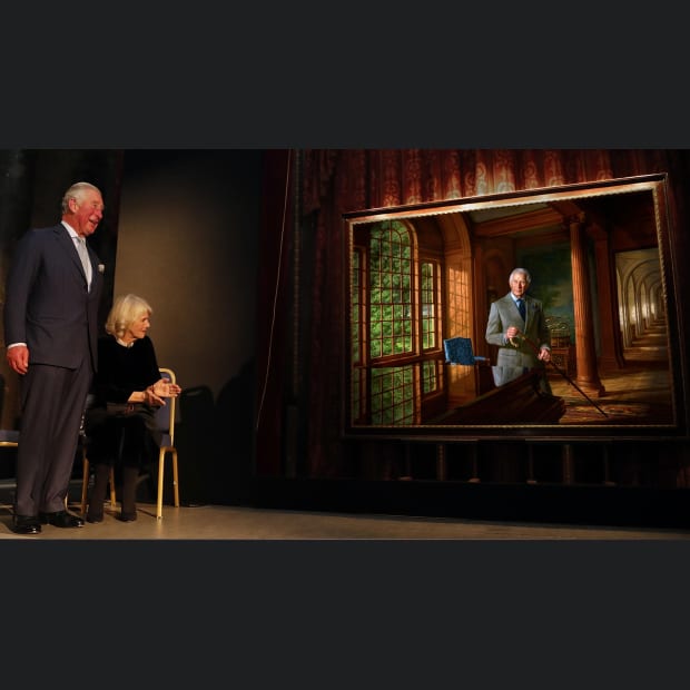 This portrait was unveiled by HRH the Prince of Wales in November 2018 at an event to honour his 70th...