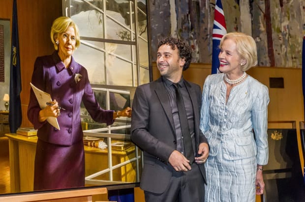Dame Quentin Bryce unveiled this portrait at Australia’s Parliament House in 2014 during celebrations to mark the end of her...