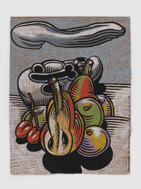 My 'BONEHEAD' drawings emerged as a form of relief or an exploration of my own understanding that life and death...