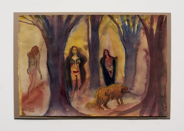 'Ghosts in The Woods II uses images from the Neo Naturist archive: myself and Prince the dog, my sister Christine...