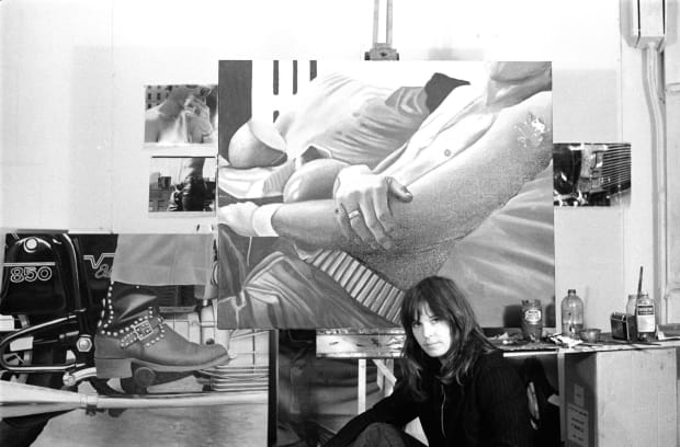 With gallery doors closed due to the recent lockdown brought on by COVID-19, it is satisfying to picture Alexis HUNTER's...