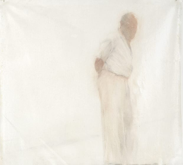 Fragile as fabric, family resemblance falls to the whim of time. Likeness to a late grandmother fades away, sped along...