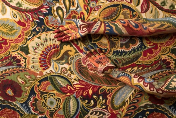 Artwork Image: Cecilia Paredes, Paradise Hands IV, 2020, Photo performance inkjet print, 15.8 x 23.6 in 40 x 60 cm