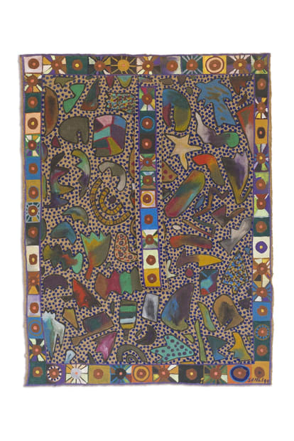 Sahli's approach to words is quite particular in its phonetic dimension to its graphic and pictorial dimension. He transcends words...