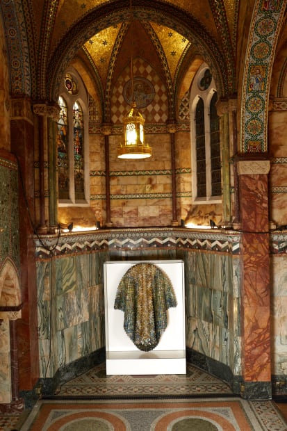 Urania is a woven astrological cloak investiture made from Byzantine mosaic documentation found in ritualistic spaces. Specific mosaics are created...