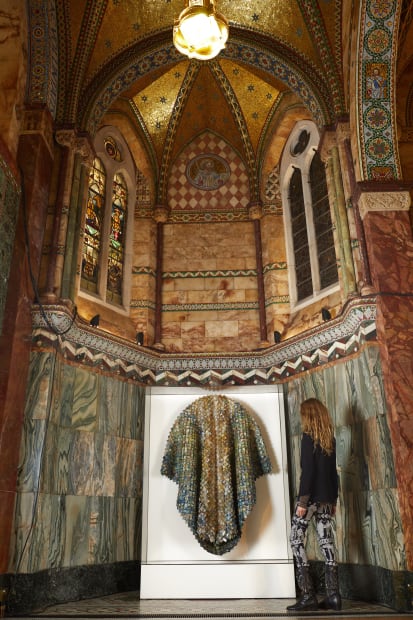 Urania is a woven astrological cloak investiture made from Byzantine mosaic documentation found in ritualistic spaces. Specific mosaics are created...