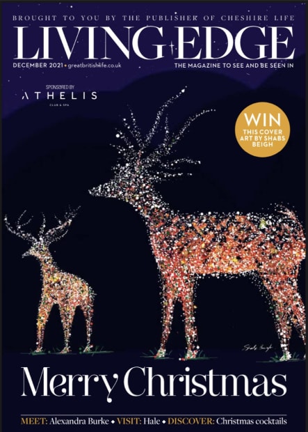 Designing the front cover for Living Magazine , 08.12.21 Art Thought #34