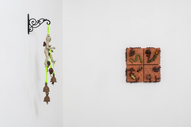 While rooted in research into sociohistorical and sociocultural practices, the works gesture towards a temporality beyond reach. Centuries old imagery...