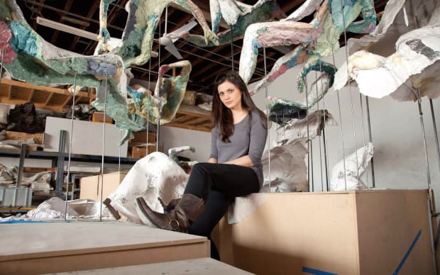 Brooklyn-based, Syrian-American artist Diana Al-Hadid creates visually complex work that draws upon a variety of histories as a way to...