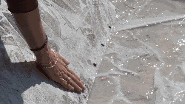 The alchemical treatment of Ray’s sculptures involves the repeated process of exposing aluminum to heat, water, oxygen, and solution. Through...