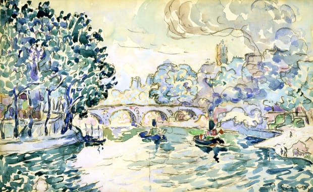 Paul Signac, Le Pont Marie, 1903