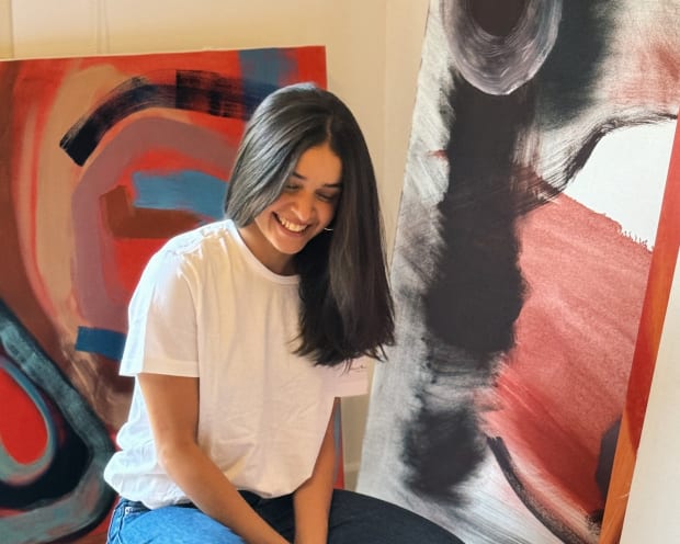 Painter Nour Ammar Translates Movement Into Abstraction