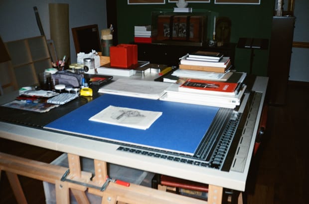 Tabari Artspace: You have maintained a steady commitment to collage throughout your practice. What first drew you to this way...