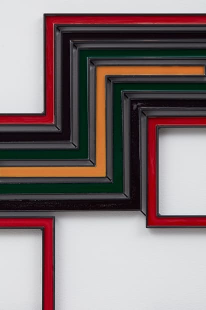 detail of wall mounted sculpture